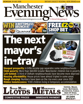 Cover of Manchester Evening News