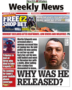 Cover of North Wales Weekly News