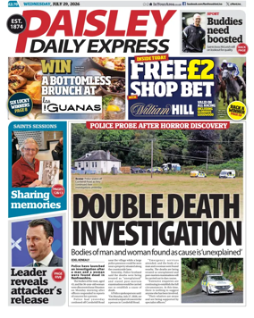 Cover of Paisley Daily Express