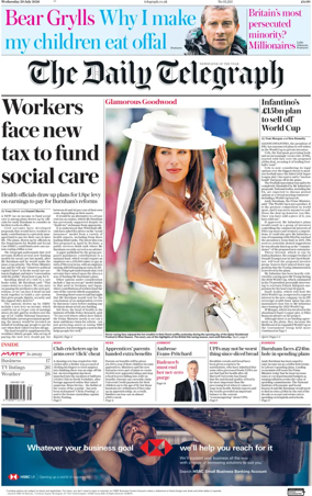 Cover of The Daily Telegraph