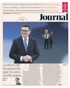 Cover of The Guardian e-paper Journal