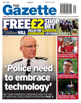 Cover of Uxbridge Gazette
