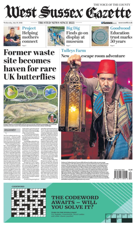 Cover of West Sussex Gazette