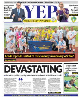 Cover of Yorkshire Evening Post