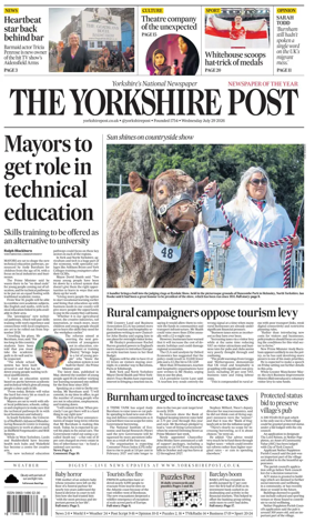 Cover of Yorkshire Post