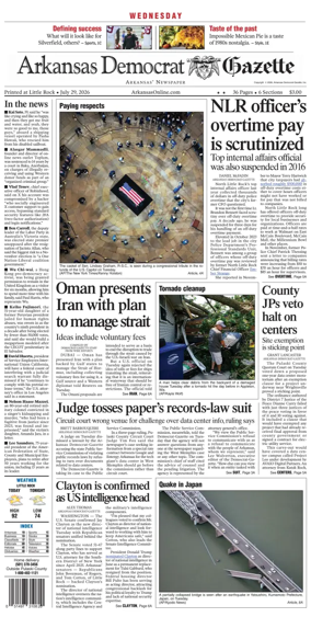Cover of Arkansas Democrat-Gazette