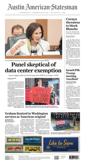 Cover of Austin American-Statesman