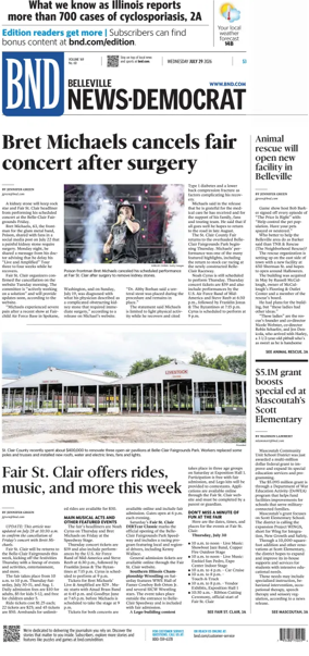 Cover of Belleville News-Democrat