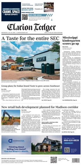 Cover of Clarion Ledger