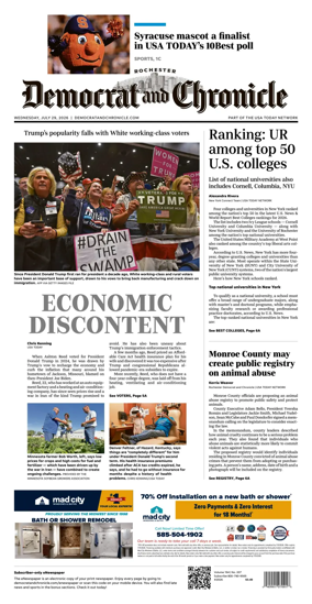 Cover of Democrat and Chronicle
