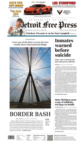 Cover of Detroit Free Press