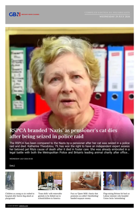 Cover of GB News UK