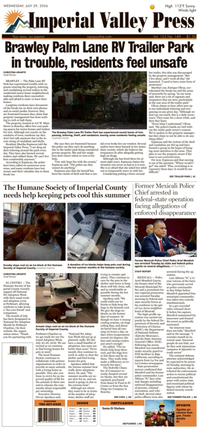 Cover of Imperial Valley Press