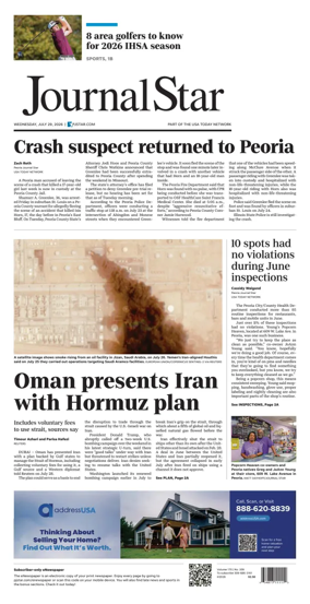 Cover of Journal Star (Peoria)