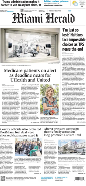 Cover of Miami Herald