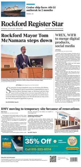 Cover of Rockford Register Star
