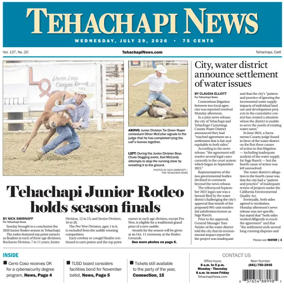Cover of Tehachapi News