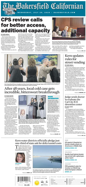 Cover of The Bakersfield Californian