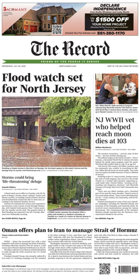 Cover of The Bergen Record