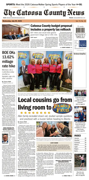 Cover of The Catoosa County News
