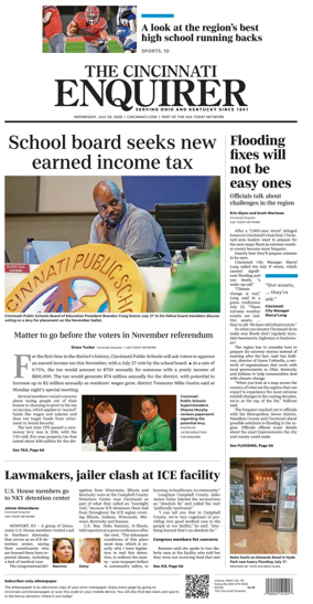 Cover of The Cincinnati Enquirer