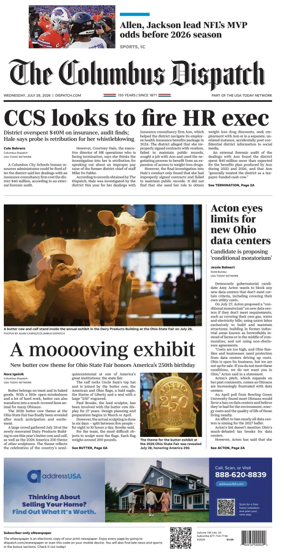 Cover of The Columbus Dispatch