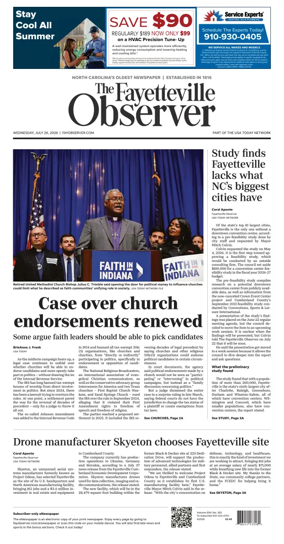 Cover of The Fayetteville Observer