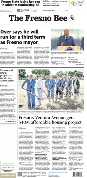 Cover of The Fresno Bee