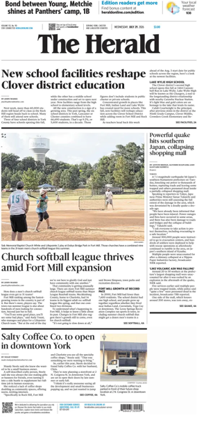 Cover of The Herald (Rock Hill)