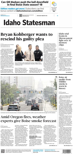 Cover of The Idaho Statesman