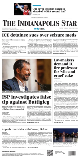 Cover of The Indianapolis Star