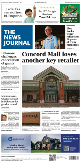 Cover of The News Journal