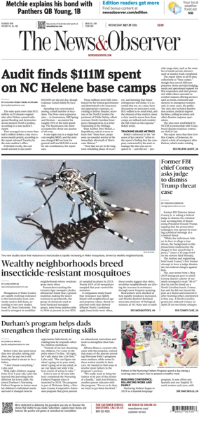 Cover of The News & Observer