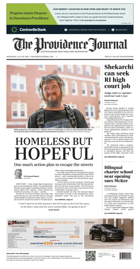 Cover of The Providence Journal