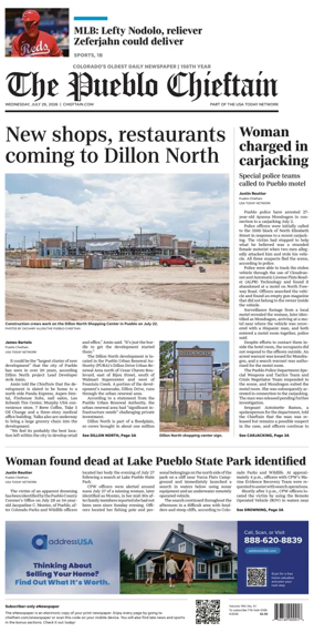 Cover of The Pueblo Chieftain
