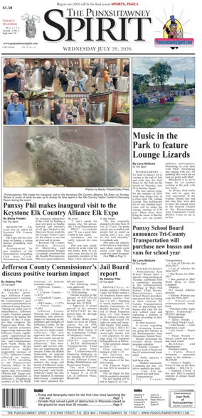 Cover of The Punxsutawney Spirit