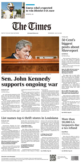 Cover of The Times (Shreveport)