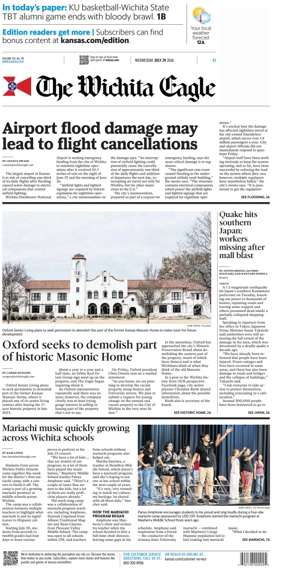 Cover of The Wichita Eagle