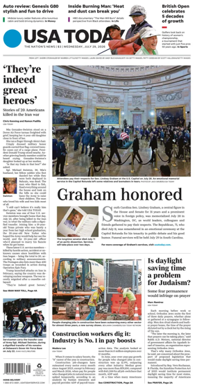 Cover of USA TODAY US Edition