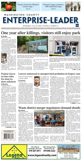 Cover of Washington County Enterprise-Leader