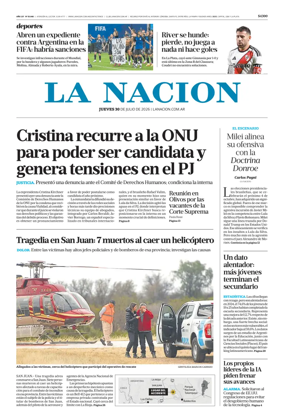 Cover of La Nacion