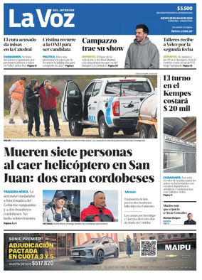 Cover of La Voz del Interior