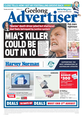 Cover of Geelong Advertiser