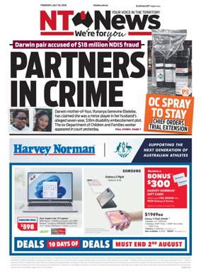 Cover of NT News
