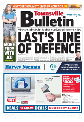 Cover of Townsville Bulletin