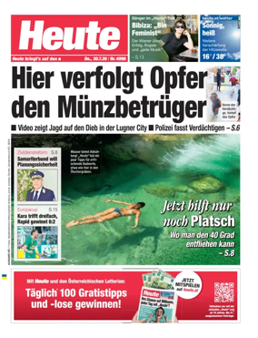 Cover of Heute - Niederosterreich Ausgabe