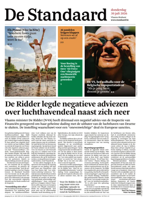 Cover of De Standaard