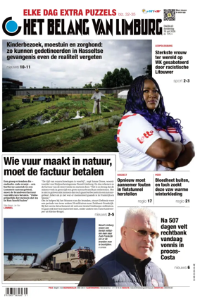 Cover of Het Belang van Limburg