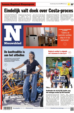 Cover of Het Nieuwsblad