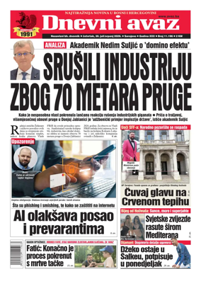 Cover of Dnevni avaz